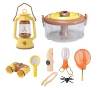 LLTCMYGS Giocattoli per la Raccolta e l'osservazione degli Insetti, Giocattoli all'aperto per l'avventura Estiva dei Bambini,Brownish Yellow