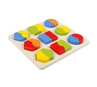 LLTCMYGS Giocattoli Puzzle per Il riconoscimento della Forma in Legno Montessori, Giocattoli educativi per l'apprendimento della classificazione delle Forme