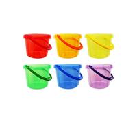 LLTCMYGS Giocattolo a Secchiello Trasparente colorato Montessori, Un Oggetto di Scena per Giochi d'Acqua per Bambini in Estate