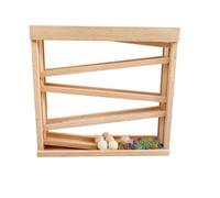 LLTCMYGS Giocattolo di tracciamento visivo con Pista a Palline in Legno Montessori, Un Giocattolo di educazione precoce in età prescolare per Bambini