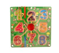 LLTCMYGS Giocattolo Labirinto Magnetico Montessori con Penna, Puzzle Labirinto Magnetico Anulare,Model b