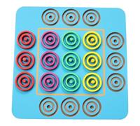 LLTCMYGS Gioco di Impilamento in Legno Montessori, Gioco Puzzle Interattivo, attività STEM, 2 Giocatori