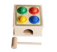 LLTCMYGS Gioco Montessori a Martello con Pallina, sviluppa la coordinazione Occhio-Mano e Le abilità motorie Fini