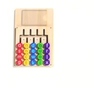 LLTCMYGS Gioco Montessori di Abbinamento Colori e Lettere, Giocattoli per Bambini per Imparare l'Alfabeto e Costruire Parole