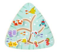 LLTCMYGS Gioco Montessori in Legno a Labirinto, Giocattoli per attività dei Bambini Piccoli per Sviluppare Le Abilità Motorie Fini per Maschi e Femmine,Model c