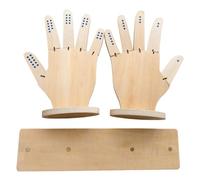 LLTCMYGS Manine in Legno Montessori per contare, Gioco educativo per Imparare i Numeri per Bambini Piccoli, riconoscimento della Mano Sinistra e Destra