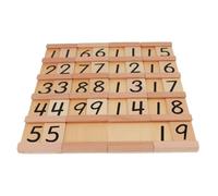 LLTCMYGS Materiale Montessori per la Matematica, Tavole dei Dieci e delle Decine, Gioco educativo per Il riconoscimento dei Numeri e Il conteggio