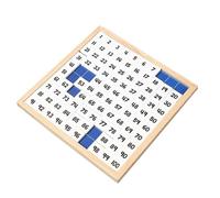 LLTCMYGS Montessori 1-100 Continuous Board Matematica Insegnamento AIDS, Giocattoli per l'educazione prescolare dei Bambini
