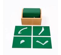 LLTCMYGS Montessori Carattere Cinese Stroke Sand Character Board, Giocattolo Didattico per L'apprendimento delle Lingue per Bambini
