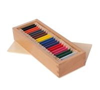 LLTCMYGS Montessori Color Box, ausili per l'insegnamento sensoriale per Il riconoscimento e la classificazione dei Colori,Medium