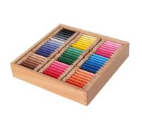 LLTCMYGS Montessori Color Box, ausili per l'insegnamento sensoriale per Il riconoscimento e la classificazione dei Colori,Large