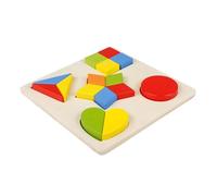 LLTCMYGS Montessori Forma Uguale Divisione Building Block Puzzle Giocattoli, Kids Preschool Shape Jigsaw Boards