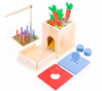 LLTCMYGS Montessori Insetti-Cattura E Ravanello-Pulling Toys, Giocattoli per Bambini per La Raccolta delle Carote