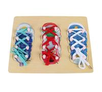LLTCMYGS Montessori Legare i Lacci delle Scarpe e Indossare Le Tavole delle Scarpe, Giocattoli Montessori per l'educazione precoce per Il Capretto,Model c