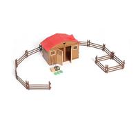 LLTCMYGS Montessori Mini Farm Modello Insegnamento AIDS, Giocattoli Educativi Linguistici in età Prescolare per Bambini