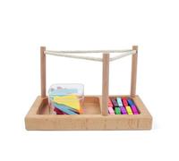 LLTCMYGS Montessori Mini Set Simulazione Asciugatura Vestiti Teaching AIDS, per Lo Sviluppo delle capacità Motorie Fini nella Vita Quotidiana