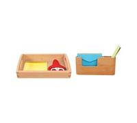 LLTCMYGS Montessori Paper-Cutting Set di Early Education AIDS, attività di Taglio dell'Arte prescolare