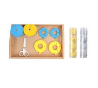 LLTCMYGS Montessori realizza Set di gomitoli di Lana, Set di gomitoli di Lana per Maglieria e Giocattoli da Lavoro