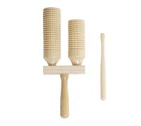 LLTCMYGS Montessori Uditivo Didattica della Musica AIDS, Strumento a percussione Giocattoli a Doppio Tamburo