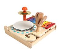 LLTCMYGS Palco Musicale Multifunzionale in Legno Montessori a Forma di Elefante, Gioco Educativo per Bambini