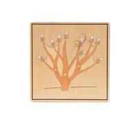 LLTCMYGS Pannelli Puzzle per Pannelli di Radici di Alberi, Formazione di precisione delle Dita Montessori, educazione prescolare della Prima Infanzia