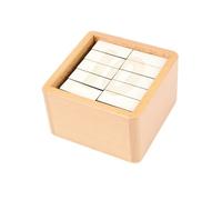 LLTCMYGS Puzzle di Divisione dei Numeri Montessori 1-10, Strumento di apprendimento precoce per la Scuola Materna