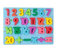 LLTCMYGS Puzzle di Forme di Lettere e Numeri in Legno, Giocattolo educativo Montessori, riconoscimento di Lettere e Numeri,Model b