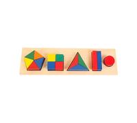 LLTCMYGS Puzzle in Legno Montessori a Forma Geometrica, Giocattoli per Lo Sviluppo dell'educazione sensoriale