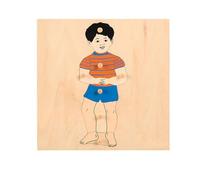 LLTCMYGS Puzzle Montessori di Animali e Piante, Giocattolo per l'Educazione Precoce e la Coordinazione Mano-Occhio,Boy
