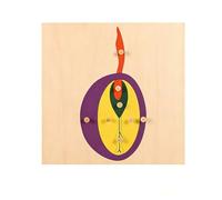 LLTCMYGS Puzzle Montessori di Animali e Piante, Giocattolo per l'Educazione Precoce e la Coordinazione Mano-Occhio,Seed