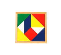 LLTCMYGS Puzzle Quadrato Montessori, Giochi Tangram con Forme Geometriche