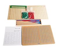 LLTCMYGS Scheda operativa di addizione, sottrazione, moltiplicazione e Divisione, Aiuto didattico di Matematica Montessori