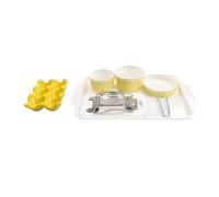 LLTCMYGS Set da Cucina per Tagliare Le Uova Giocattoli da Cucina, ausili per l'insegnamento sensoriale Montessori