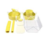 LLTCMYGS Set di Ausili Didattici per Il Lavoro di Lavaggio dei Piatti della Cucina dei Bambini Montessori, Aiuto Didattico per La Vita Quotidiana