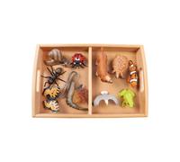 LLTCMYGS Set di classificazione di Figurine per Modelli Animali Montessori, AIDS per l'insegnamento della cognizione linguistica