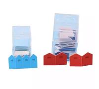 LLTCMYGS Set di Etichette Numeriche con Catena di Perline Montessori, Versione Materiale Matematico per l'Apprendimento del Valore Posizionale,Model a