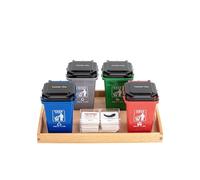 LLTCMYGS Set di Giocattoli per la classificazione dei rifiuti Montessori, Giocattoli per Coltivare Le abitudini igieniche dei Bambini