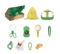 LLTCMYGS Set di osservazione degli Insetti Multifunzionale all'aperto, Giocattoli del Set di Avventura per Bambini Montessori