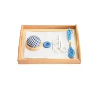 LLTCMYGS Set di Schede da Cucire Montessori, Materiali Didattici Correlati, Materiali per Apprendimento Linguistico