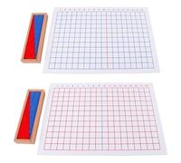 LLTCMYGS Set di schede Professionali per addizioni e sottrazioni, Materiali matematici Montessori