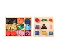 LLTCMYGS Set di Simboli linguistici Montessori Teaching AIDS, Simboli grammaticali in Legno con Scatola (Due Pezzi)
