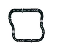 LLTCMYGS Set Giocattolo Pista per Auto Montessori, Gioco di Puzzle con Pista di Plastica,24 Pieces