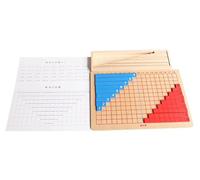 LLTCMYGS Tavola di addizione e sottrazione in Legno Matematica Insegnamento AIDS, Materiale per Giocattoli matematici Montessori