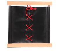 LLTCMYGS Tavola Pratica dell'Abbigliamento Montessori Insegnamento AIDS, Materiali didattici per la vestizione dei Bambini,Black b