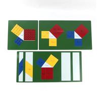 LLTCMYGS Teorema di Pitagora del Ferro Didattica della Matematica AIDS, Materiale Didattico Montessori in Classe