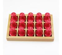 LLTCMYGS Timbri Montessori per Numeri e Tratti, Timbri per Imparare i Numeri, Materiali per Arte e Lavoretti,Chinese Character Strokes