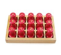 LLTCMYGS Timbri Montessori per Numeri e Tratti, Timbri per Imparare i Numeri, Materiali per Arte e Lavoretti,Numbers