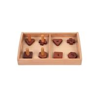 LLTCMYGS Vite in Legno Montessori Matching Teaching AIDS, Early Education AIDS per la Vita Quotidiana e Il Lavoro