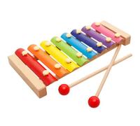 LLTCMYGS Xilofono in Legno a 8 Note per Bambini Piccoli, Giocattolo Musicale Montessori per la Prima educazione