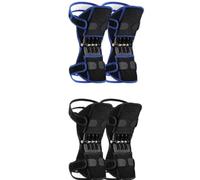 lluoqian Aiutare Knee Booster - Tutore for Ginocchio Sportivo for Squat e Escursionismo, for Il Supporto delle articolazioni e Gambe Fredde(Black)